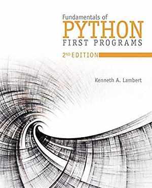 Fundamentals of Python: First Programs - Paperback, by Lambert Kenneth - Good