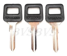 3 Pieces of KEY BLANK For Volvo 740 760 780 240 DL GL 960 940 GLE 0082