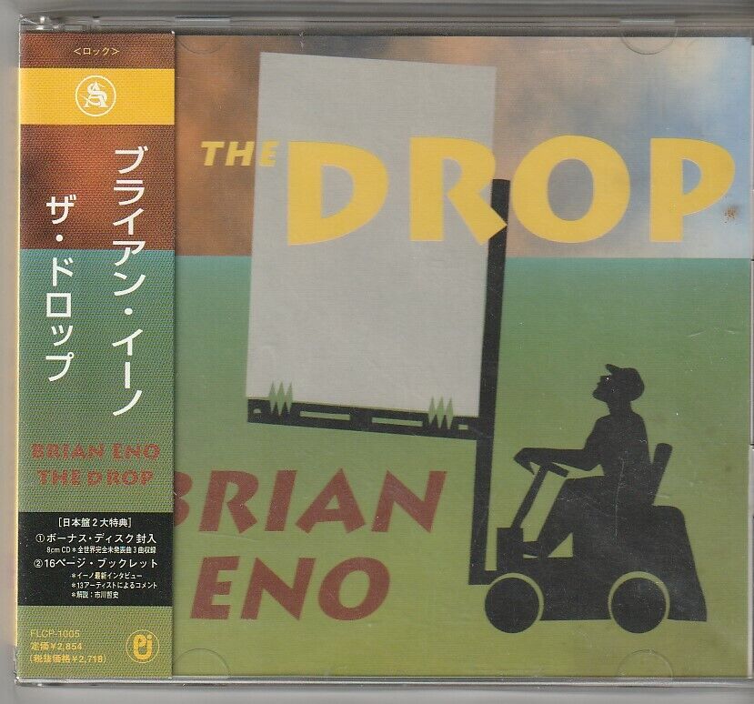 Brian Eno The Drop Japan CD + Bonus Disc w/obi FLCP-1005