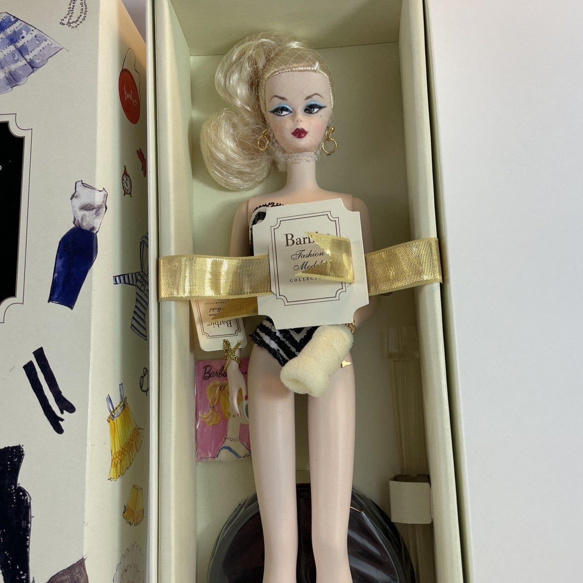 【未使用品】バービー ファッションモデル　Vanity   Gold Label Barbie Fashion Model Gold Label 1959 Debut Swimsuit