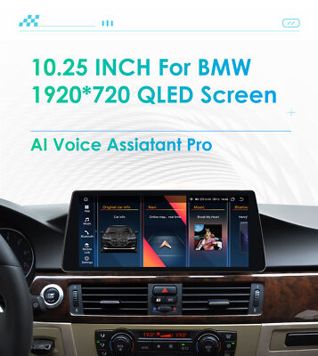 8-Core 10.25'' Android 13 CarPlay Car Stereo Radio BT For BMW E90 E91 E92 E93 CCC