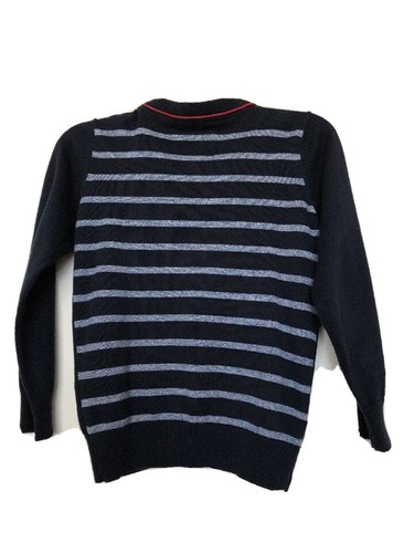 Superior Quality Clothing Cardigan Sweater Navy Blue Boys 122 - Picture 3 of 7