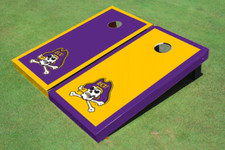 East Carolina University Alternating Border Cornhole Boards