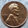 1941 Wheat Cent Lincoln Penny 1c High Red Proof #69255 Philadelphia Lincoln Wheat