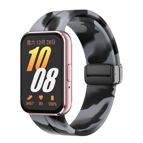 Magnetic Silicone Sport Strap Watch Band For Samsung Galaxy Fit 3 Replacement - Picture 13 of 57