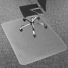 Extra Large Office Chair Mat for Carpets, 48'' X 60'' Clear Desk Floor Mat for L