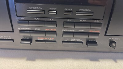 Tested!! Yamaha KX-W592 Dual Cassette Deck | eBay