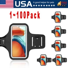 Waterproof Armband Case Sports Running Exercise Arm Band Phone Holder KeyBag Lot