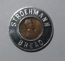 Stroehmann Bread 1960 Encased Cent (BZ-518)
