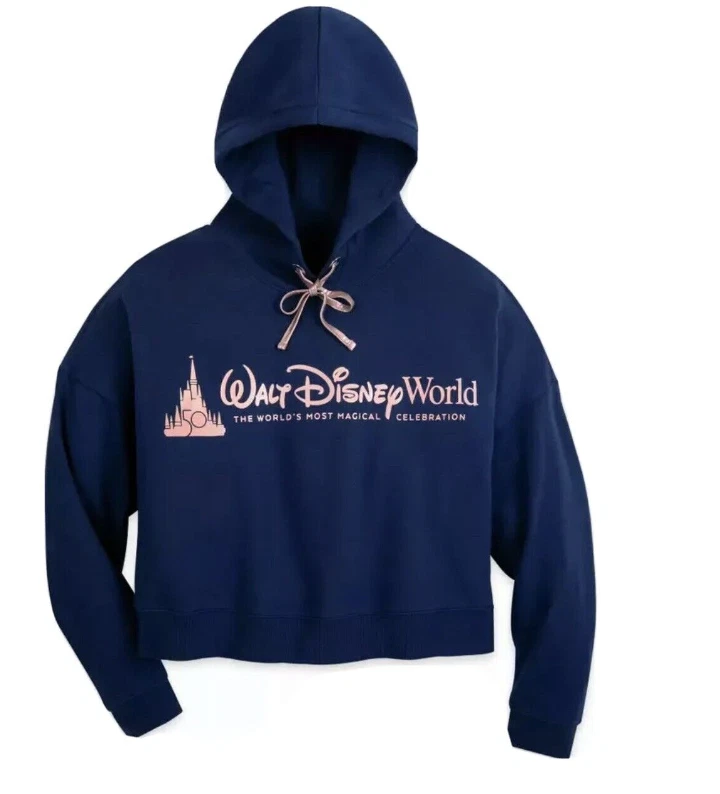 Walt Disney World 50th Anniversary castle Pullover Hoodie Sweatshirt size Small