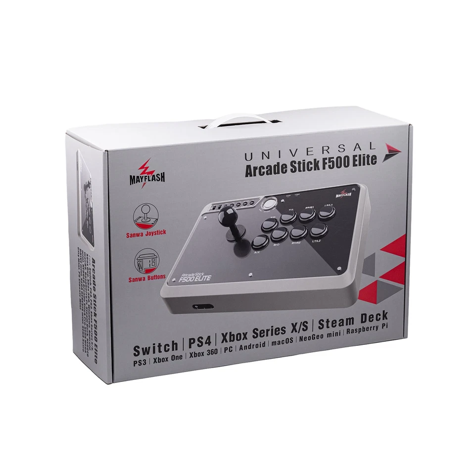 Mayflash F500 Elite Arcade Stick For PS3/4 Xbox 360 Xbox One Android and Switch - Image 4 of 4