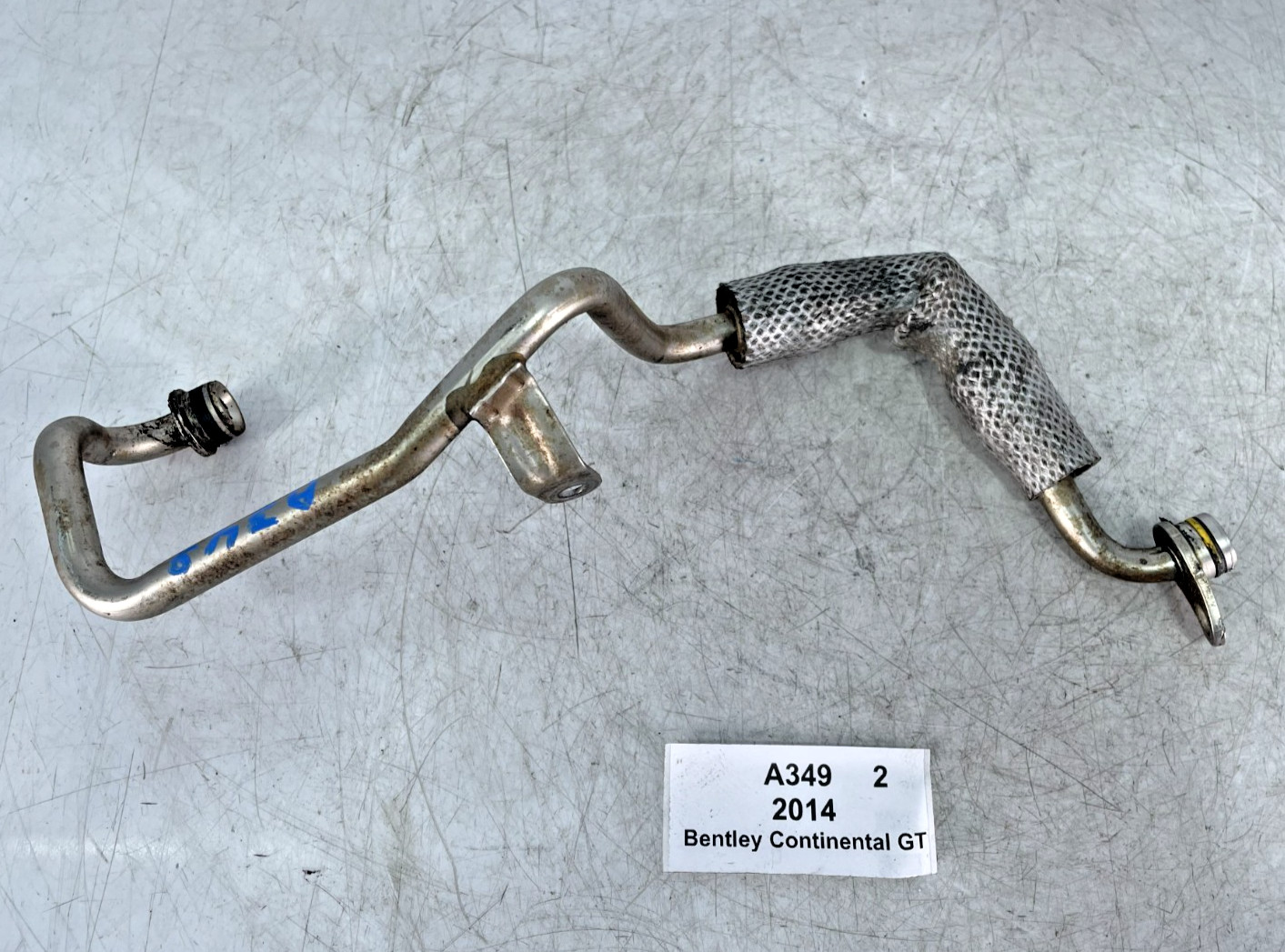 ✅ 13-17 OEM Bentley Continental GT GTC 4.0L V8 Left Driver Side Turbo Oil Line