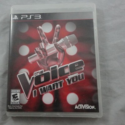 Sony Playstation 3 PS3 The Voice: I Want You Videogame w/Case