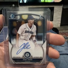 2023 Bowman - Chrome Prospect Autographs Josh Hood #CPA-JHD (AU, RC)
