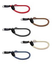 lionto Hundehalsband Retrieverhalsband Dressurhalsband diverse Farben / L&auml;ngen
