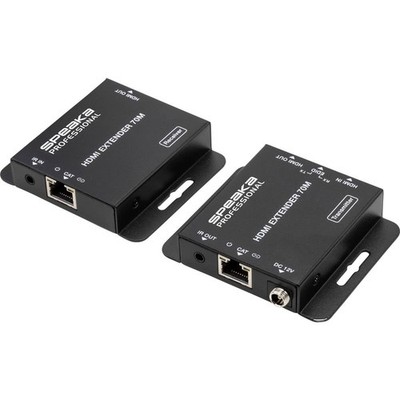 SpeaKa Professional SP-HDE-200 HDMI  HDMI Extender über Netzwerkkabel RJ45 70 m