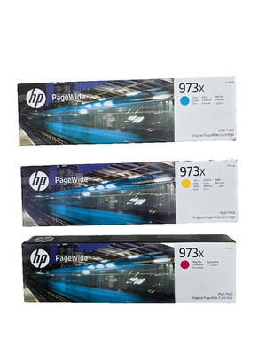 3 Original PageWide-Kartuschen hp 973x für HP Pagewide Pro 452 / MFP 477