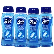 Zest Ocean Breeze Body Wash 18 Ounce - Pack of 4