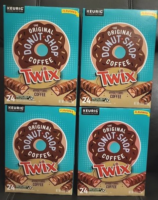 Original Donut Shop TWIX Coffee, Keurig Single Serve K-Cup Pods 96 Count 08/2026