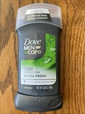 3 Pack Dove Men Care Extra Fresh Antiperspirant Deodorant Stick Citrus 3oz