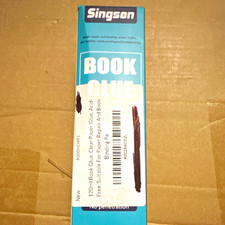 Singsen Acid-Free Book Glue Clear 120ml Paper Repair & Binding