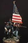1/32 54mm Resin American Civil War Union Soldiers Diorama Unpainted Unassembled