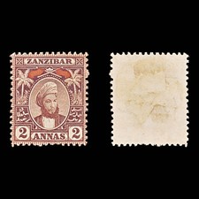8740: Zanzibar SG180 2A Red & Red Brown 1898 Sc#58 Mi43 Mint MNG C£11