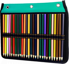 3 Ring Pencil Case - 54 Slots Pencil Sleeve Pencil Pouch Stationer...
