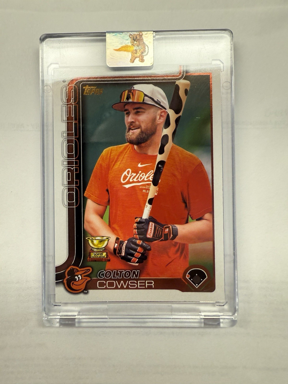 2025 Topps Series 1 - Colton Cowser #230 Golden Mirror Image Variation