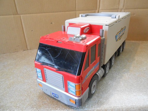 Vintage 1998 Micro Machines Ottos trucking Truck Carry Playset + 20 VEHICLES - Picture 5 of 16