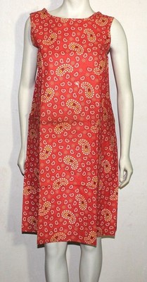 Vintage 1966 Scott Paper Caper/Dress - Red Bandana Style - Small - Sealed