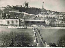 Postkarte - 69 - Lyon - Die Brücke des Justizpalastes über die Saône und den Coll