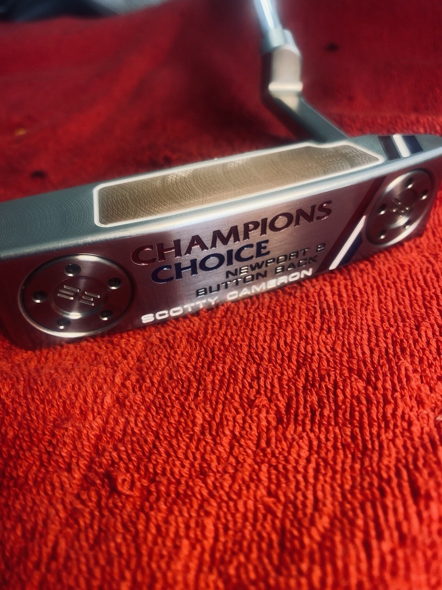 【美品】CHAMPIONS CHOICE NEW PORT2 Scotty Cameron Champions Choice Newport 2 Button Back Golf