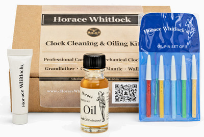 Clock Oil & Cleaning Kit   Synthetic for Grandfather & Cuckoo Clocks