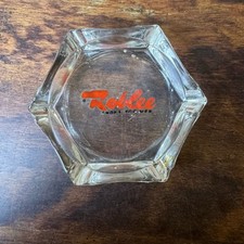 Scarpe Roblee uomo posacenere vetro pubblicitario mai usate bel peso anni 50 pezzo