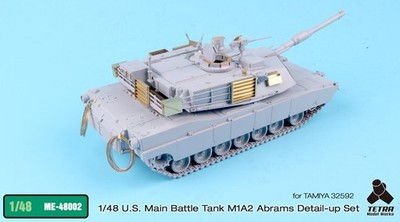 1/48 Tetra Model #ME48002 US M1A2 Abrams Etching Parts for Tamiya 32592
