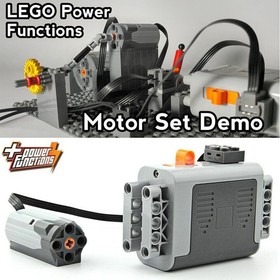 For Lego Technic Parts Power Functions 8883 88004 M Large Servo Electric Motor