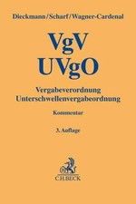 VgV - UVgO | Vergabeverordnung, Unterschwelle...