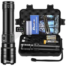 Powerful 2000 Lumen Rechargeable LED Flashlight - 3280 Ft Range, Emergency Ready