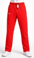  1300124 Mens Under Armour Hustle Fleece RED PANTS SMALL