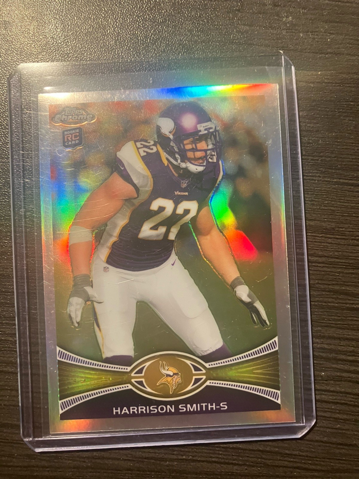 Topps 2012 Chrome Rookie Refractor Harrison Smith #77 Minnesota Vikings NFL Card