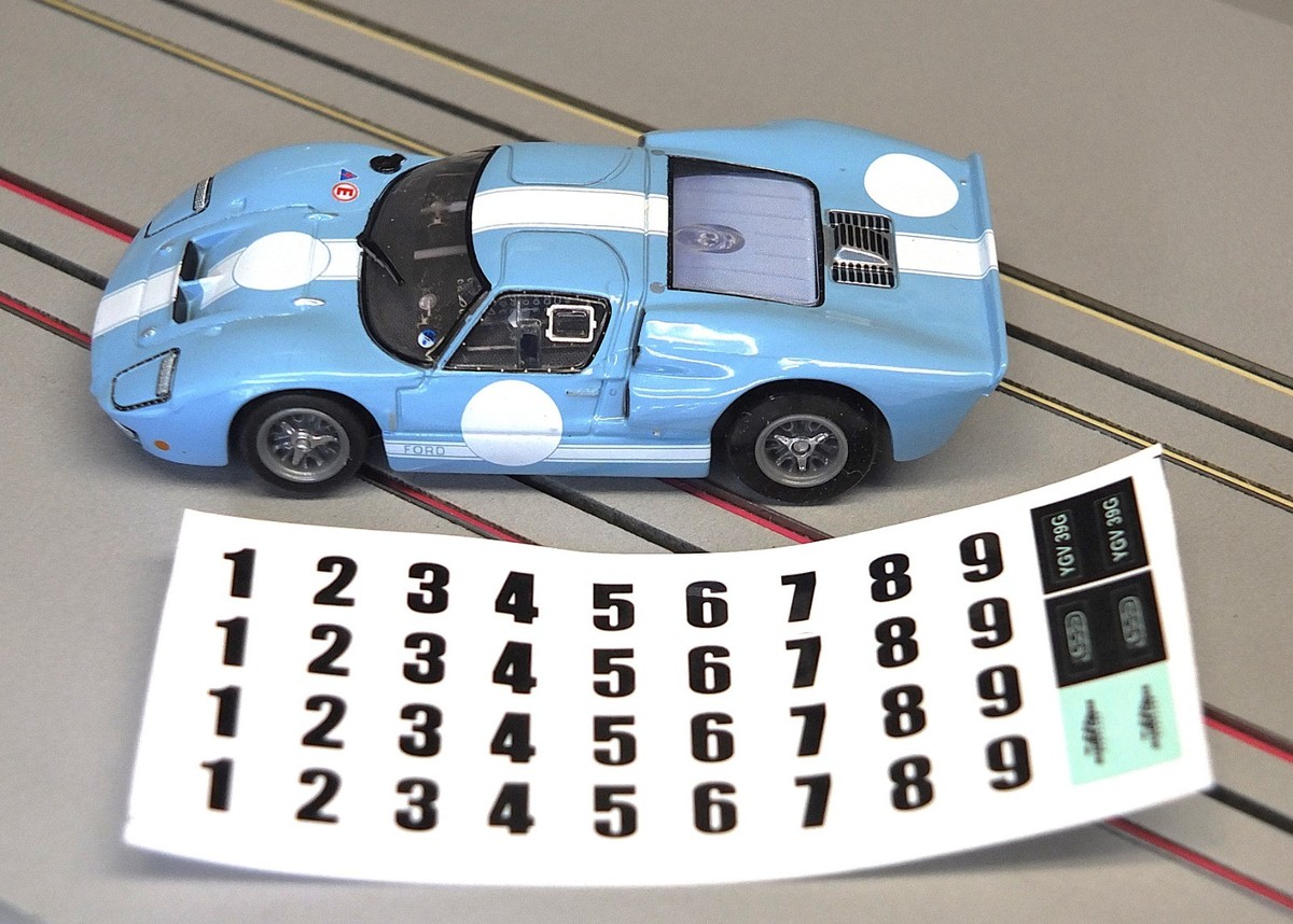 AFX Ford GT40 Mark II Mega G+ HO Slot Car Limited Edition #1085