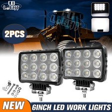 2PCS 6 LED Work Lights Flood Beam Tractor Tru...