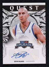 2013-14 Panini Crusade Quest Auto Steve Blake #4 Auto s6i