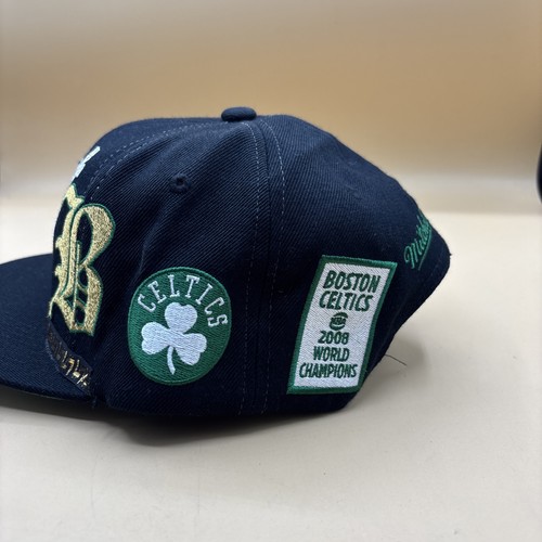 Mitchell & Ness Boston Celtics My City Snapback Mütze Kappe - Schwarz/Seitenaufnäher - Bild 6 von 13