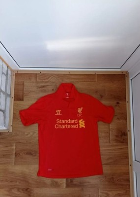 1LIVERPOOL HOME FOOTBALL SHIRT 2012-2013 SOCCER JERSEY WARRIOR RED SIZE MEN'S M