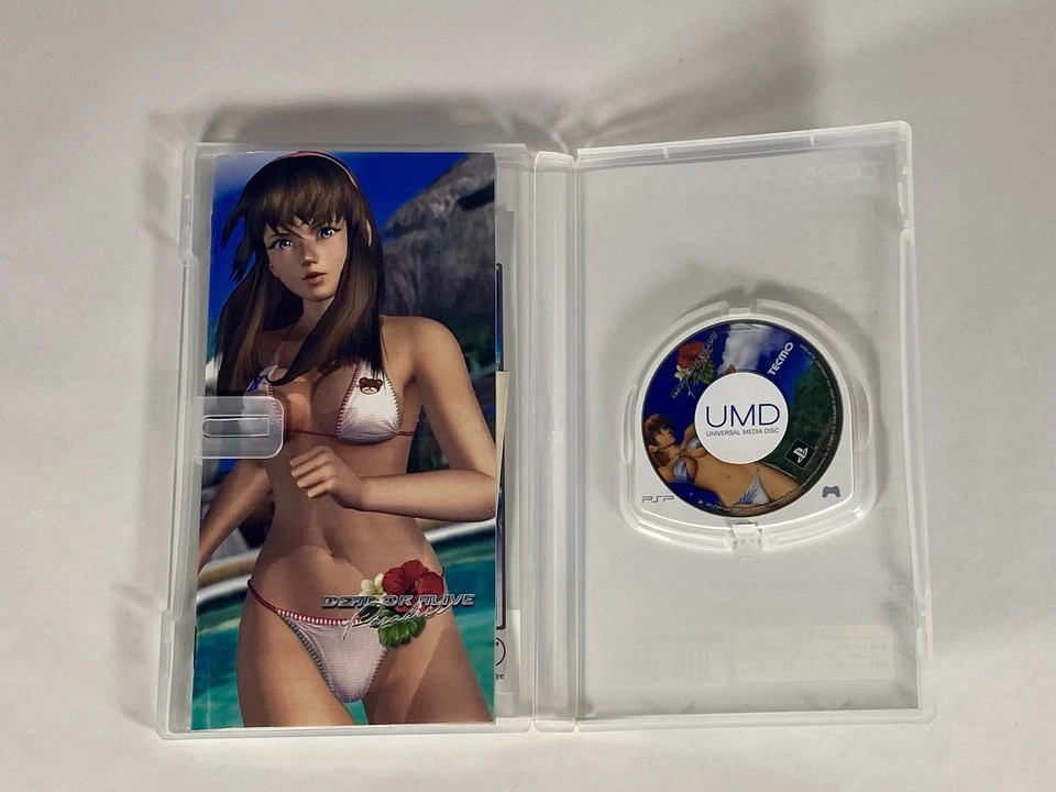 PSP Dead or Alive Paradise Limited Edition Box - Game CD Book & Mat - Japan ver. - Image 3 of 4
