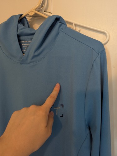 Felpa con cappuccio Holderness & Bourne Jackson taglia M Dry Luxe Performance Sankaty blu - Foto 7 di 16