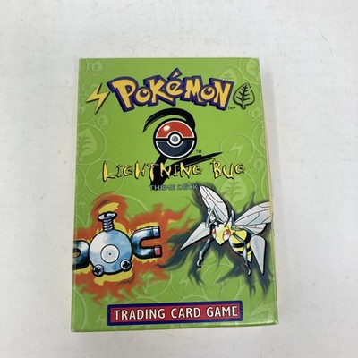 WOTC Pokemon Base Set 2 Lightning Bug Themed Deck Incomplete