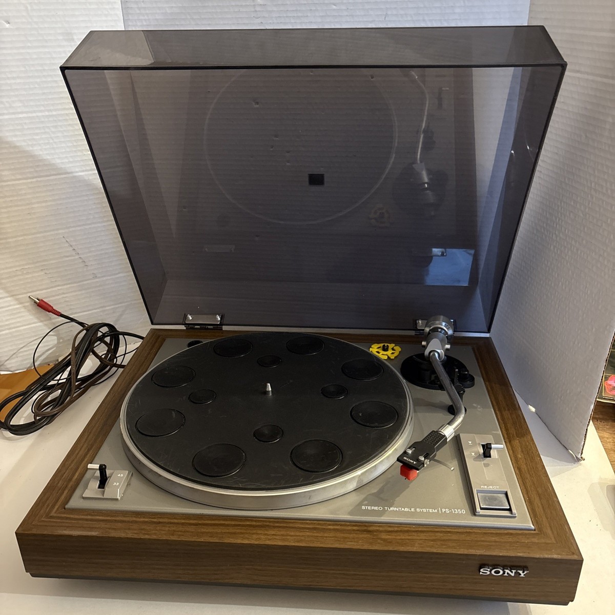 ソニー PS-1350 レコードプレイヤー　ベルトドライブ　セミオート　動作品 またまたレコードプレーヤー再構築: ”いっき”のJAZZあれこれ